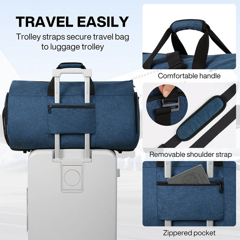 Travel 56L Convertible Duffle Bag