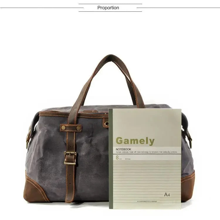 Leather Large Fitness Travel Bag