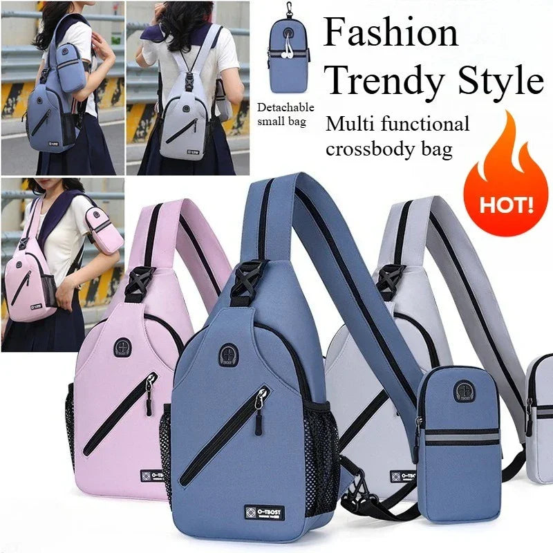 Fashionable Multifunctional Crossbody Bag