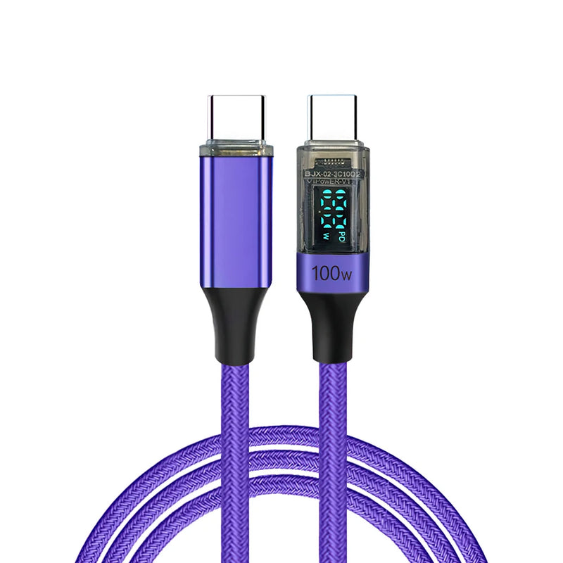 PD 100W USB Type C To C Cable
