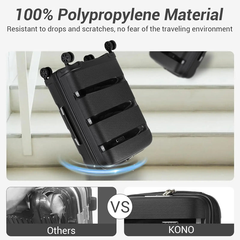 Expandable Hard Shell Travel Luggage