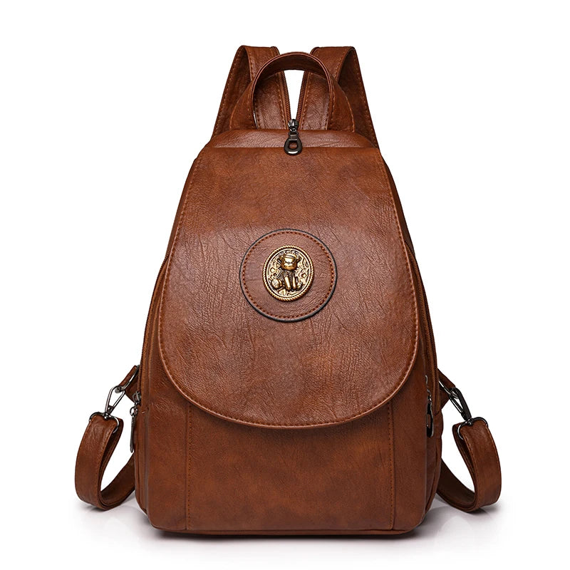 Fashionable Soft leather backpack