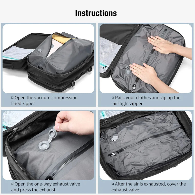 Travel Men Expanded Laptop Backpack