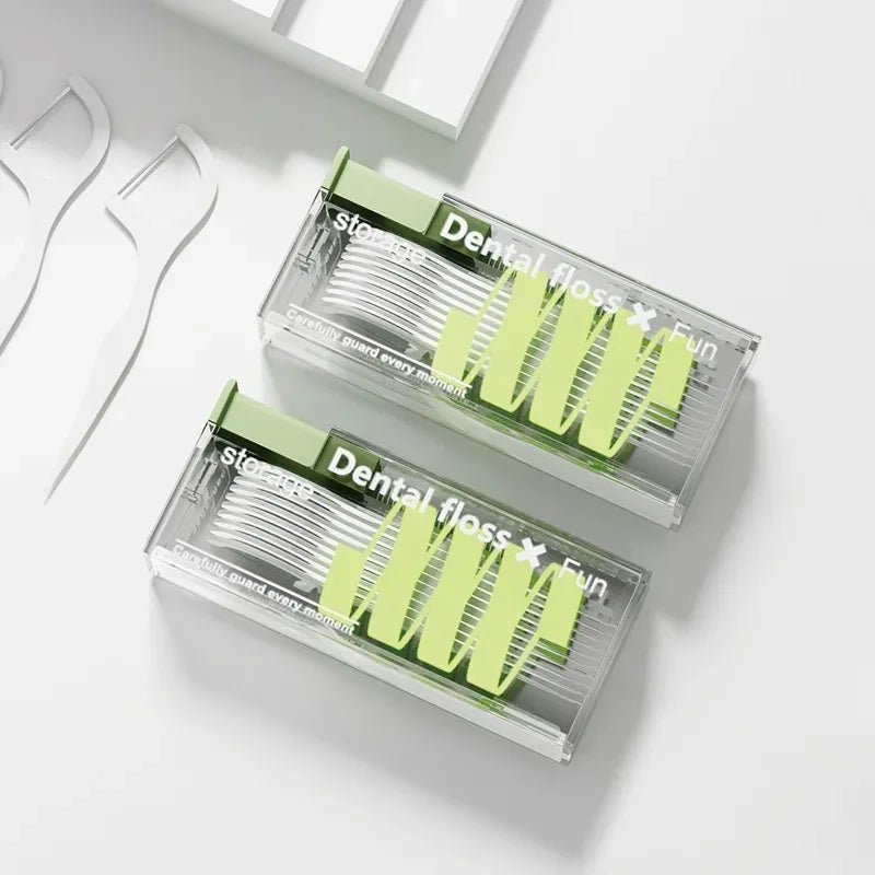 Mini Dental Floss Stick Storage Box