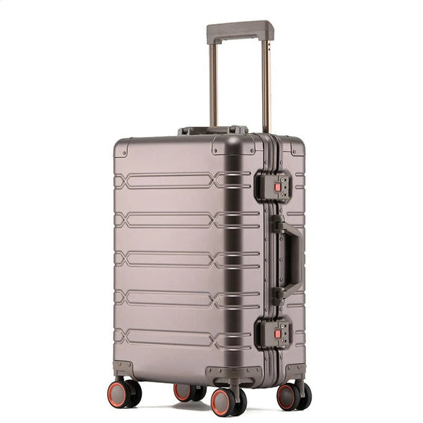 Magnesium alloy travel luggage