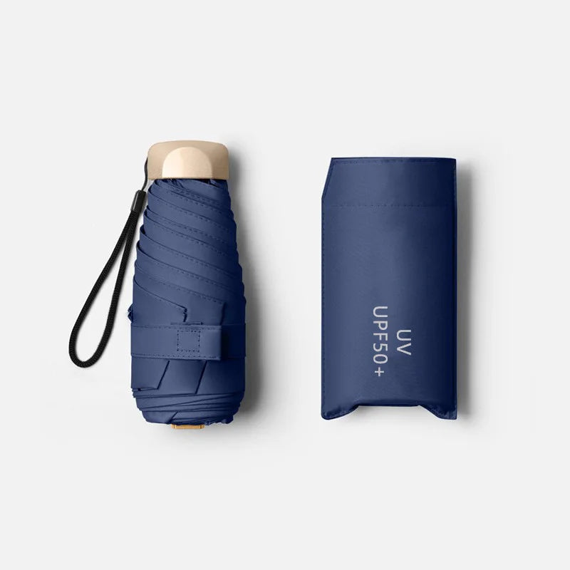 Vinyl Folding Mini Sun Umbrella