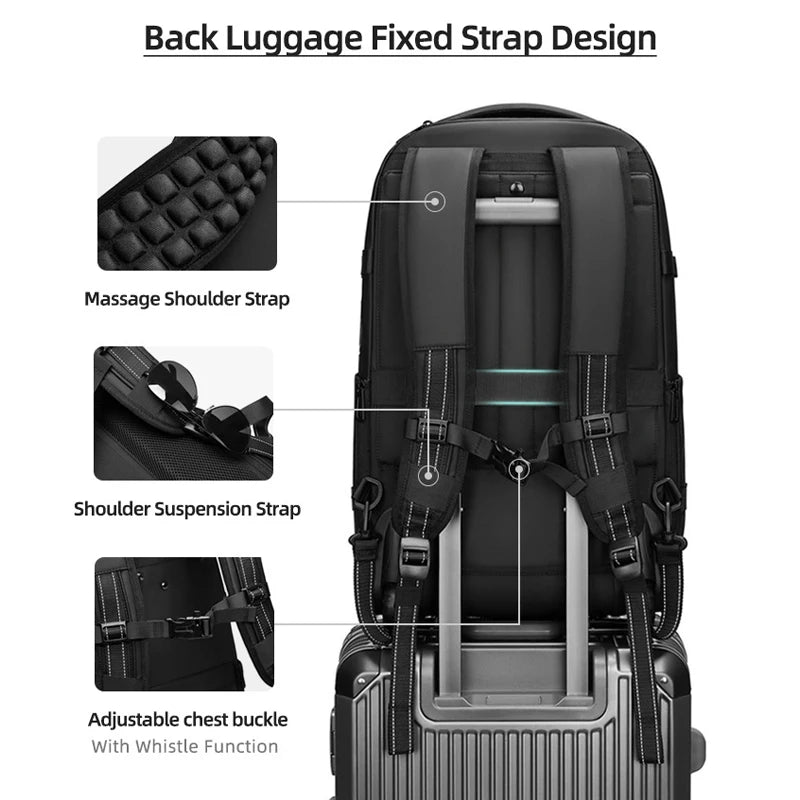 Wheeled Backpack Vacuum Luggage