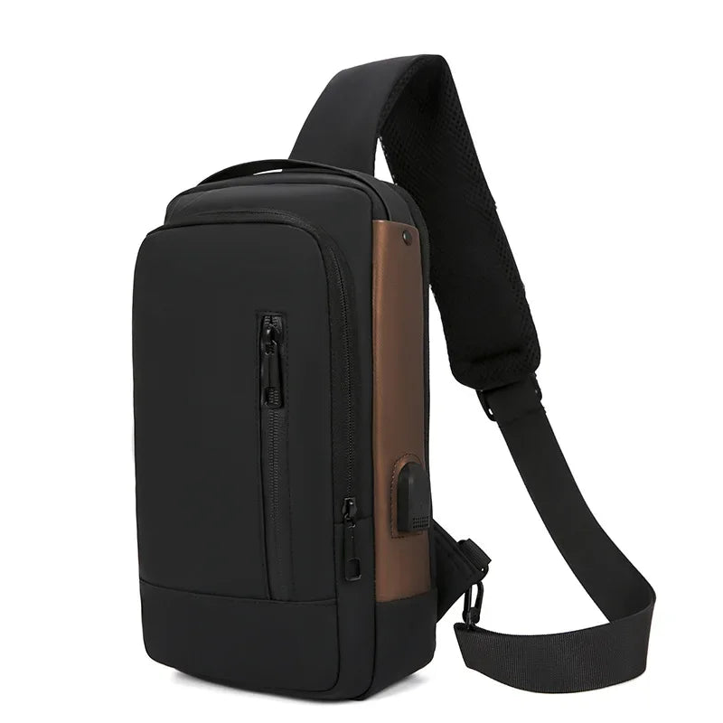 Anti-Theft Password Lock Crossbody Bag