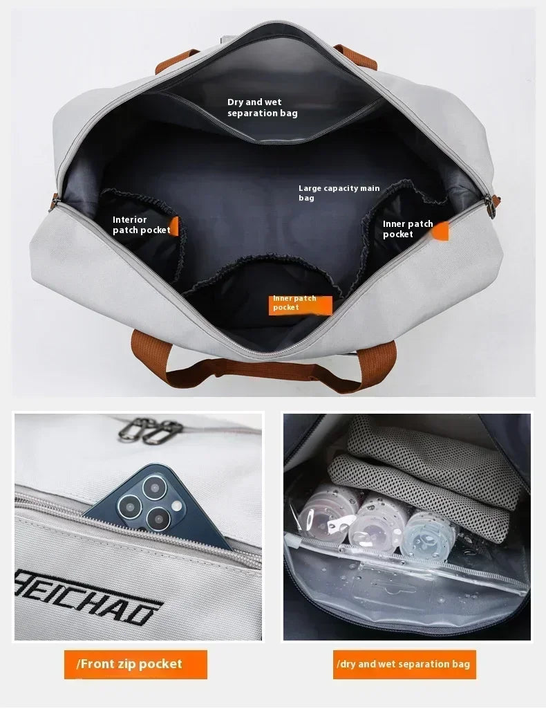 Large Capacity Waterproof Travel & Gym Bag