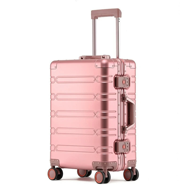Magnesium alloy travel luggage