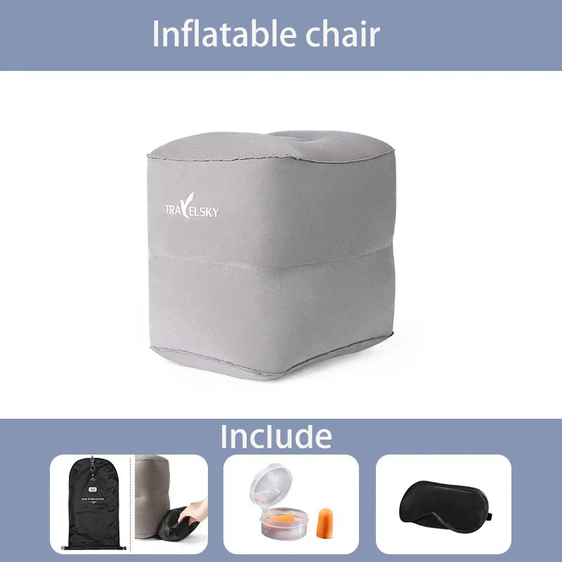 Travel Car Inflatable Foot Pad