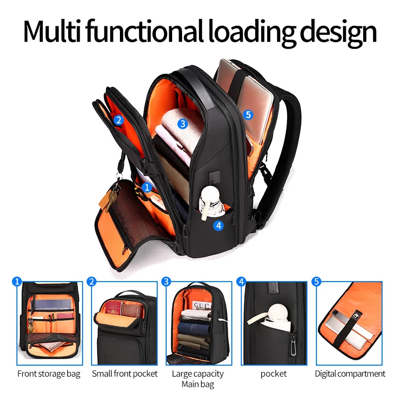 USB Charging Laptop Travel Backpacks
