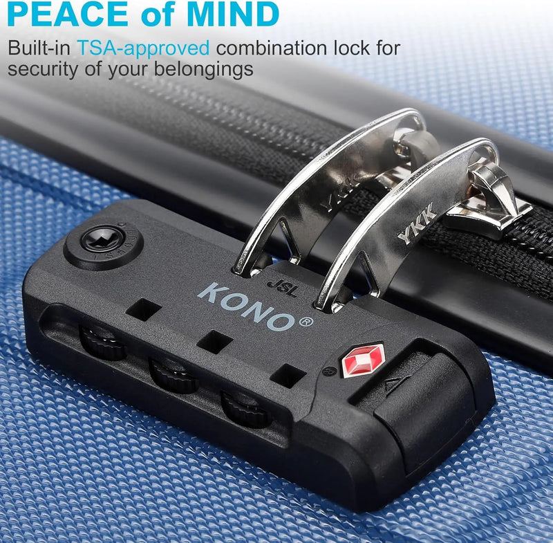 TSA Lock Travel Rolling Suitcases