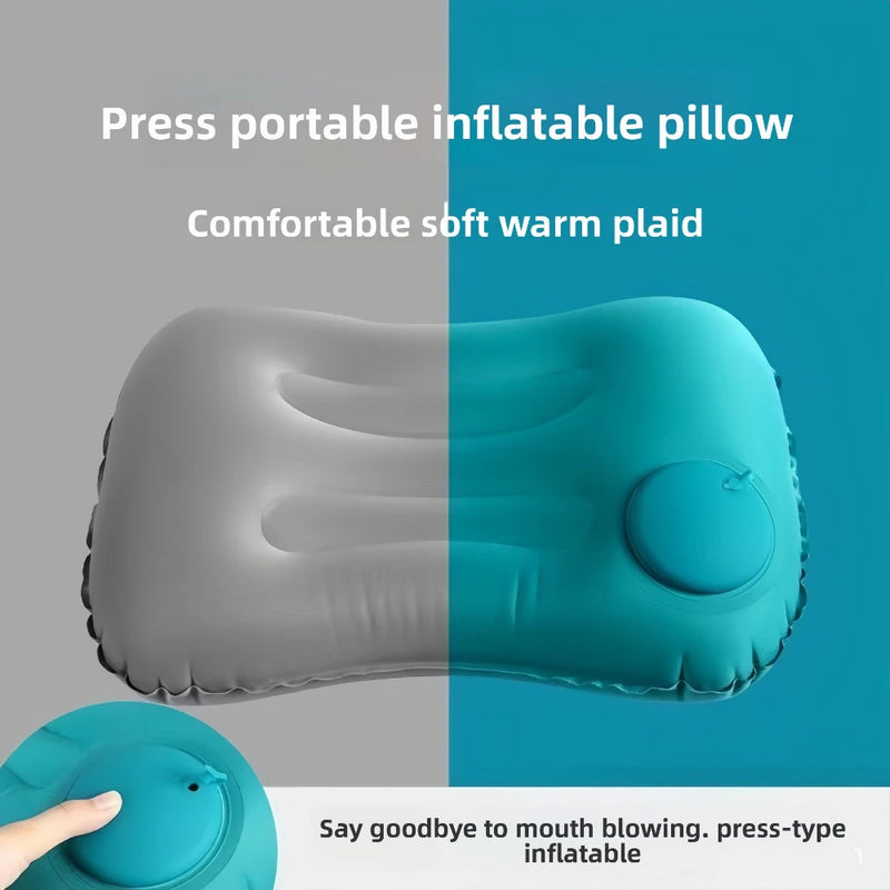 Portable Press Inflatable Pillow