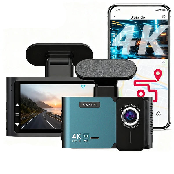 Dual 4K+2.5K Front Rear Dash Cam