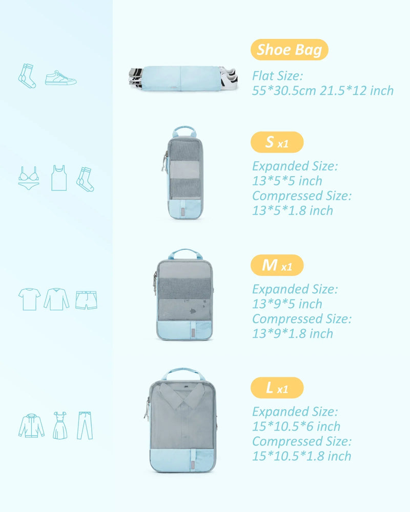 Compression Packing Cubes Set