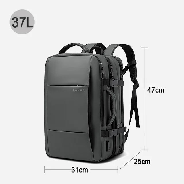 BExpandable USB Travel Backpack