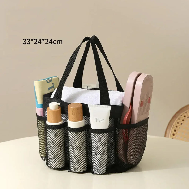 Transparent Mesh Cosmetic Tote Bag