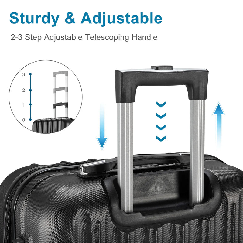 Double Wheels TSA Lock Luggage