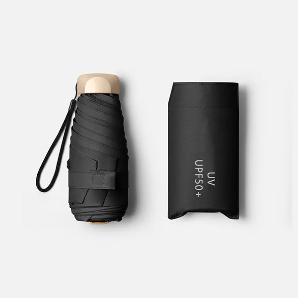 Vinyl Folding Mini Sun Umbrella