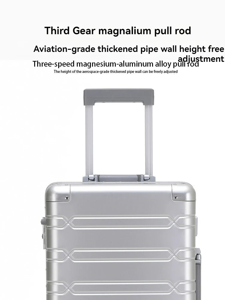 Magnesium alloy travel luggage