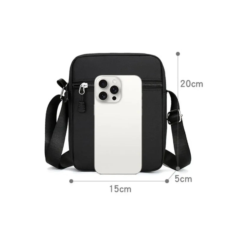 Mini Black Mobile Waist & Shoulder Bag