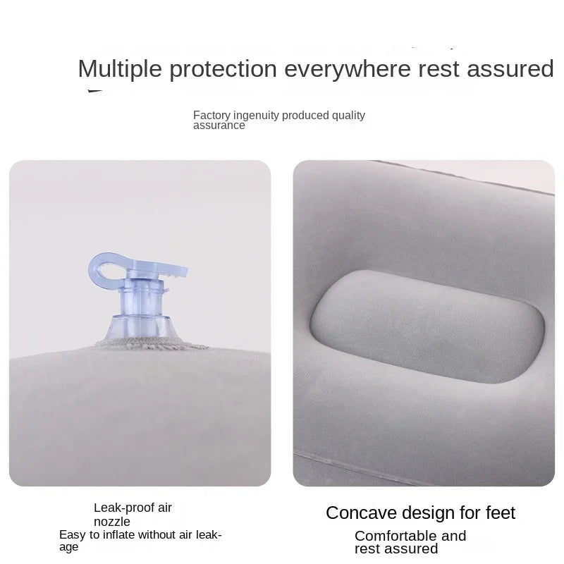 Inflatable Foot Rest Pillow