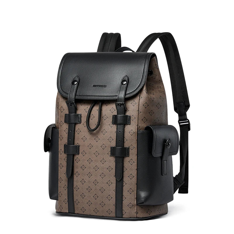 Fashion Design Printed Leather Backpack
