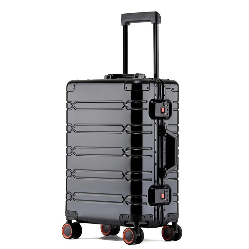 Magnesium alloy travel luggage