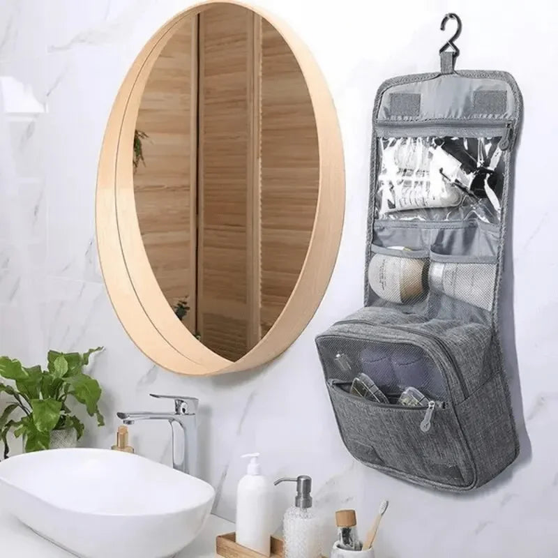 Foldable Hanging Toiletry & Makeup Bag