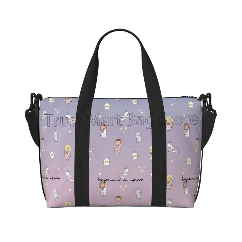 Nurse Medical Theme Waterproof Travel Bag