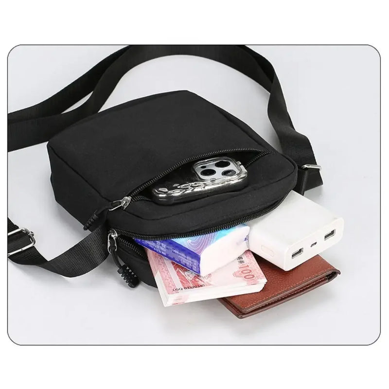 Mini Black Mobile Waist & Shoulder Bag