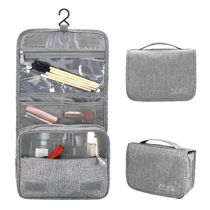 Foldable Hanging Toiletry & Makeup Bag