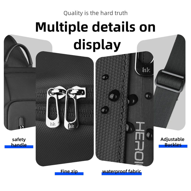 Anti-theft Waterproof Crossbody Bag