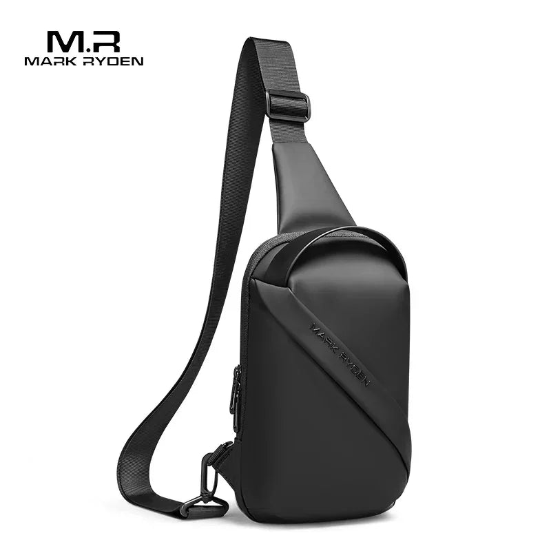 Biker Style Sling Chest Bag