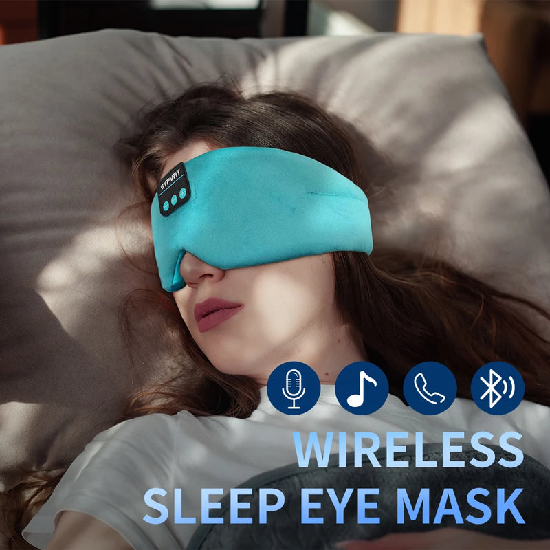 Wireless Soft Sleep Mask Headphones