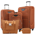 Expandable 5 Piece Set Luggage