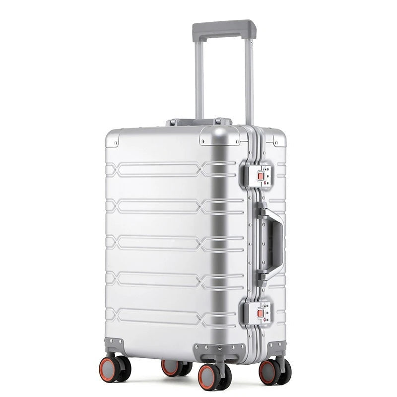 Magnesium alloy travel luggage