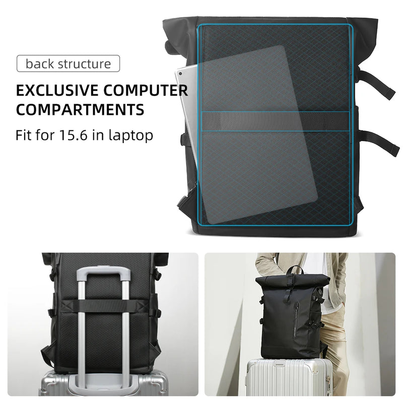 Expandable Waterproof Travel Backpack