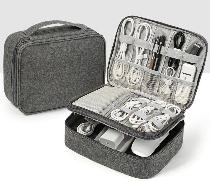 Travel Cable Organizer Bag – Compact & Durable