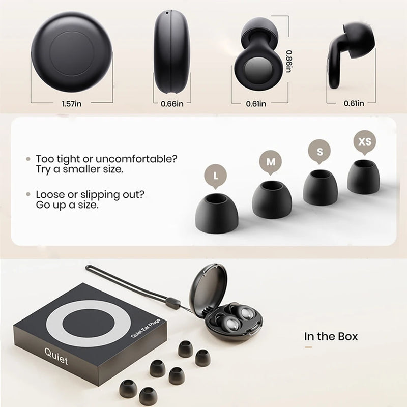 Silicone Ear Sleeping Earplugs