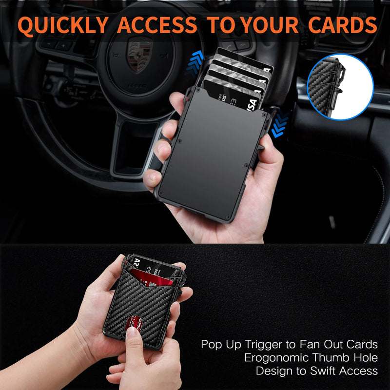 Metal RFID Blocking Money Cards Holder