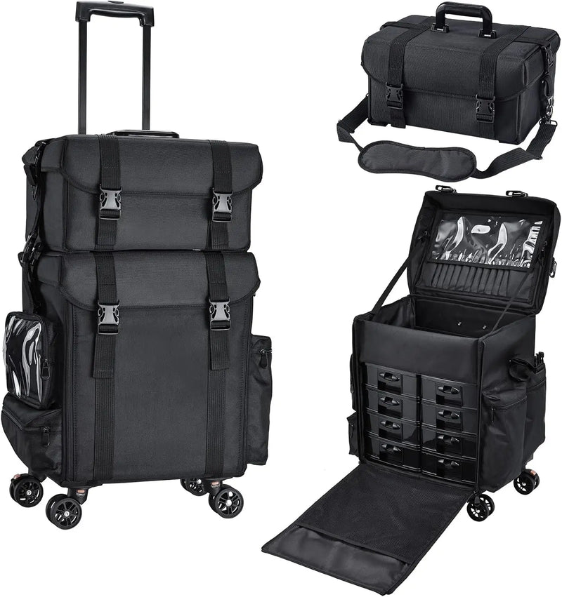 Professional 2in1 Travel Rolling Case