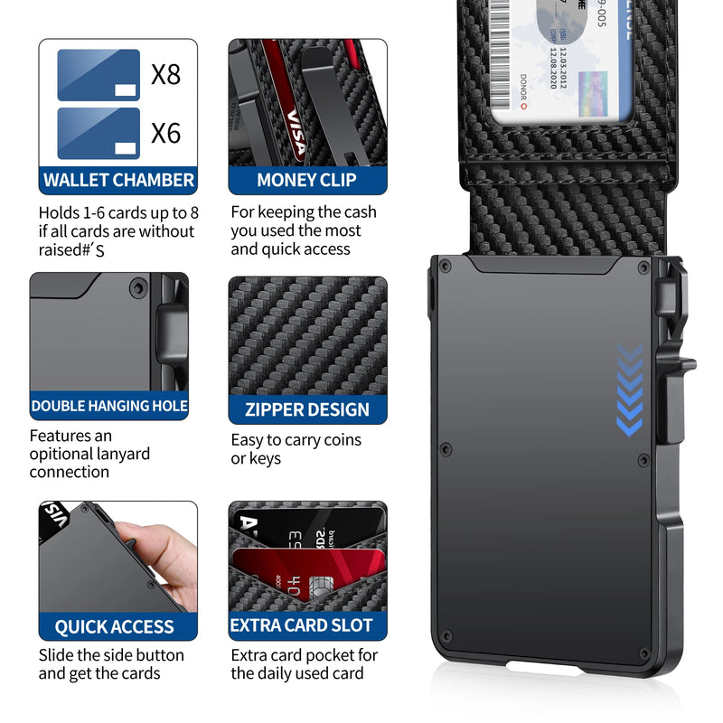 Metal RFID Blocking Money Cards Holder