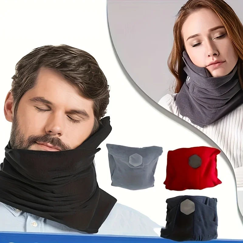 soft neck support airplane travel pillow