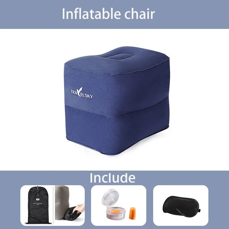 Travel Car Inflatable Foot Pad