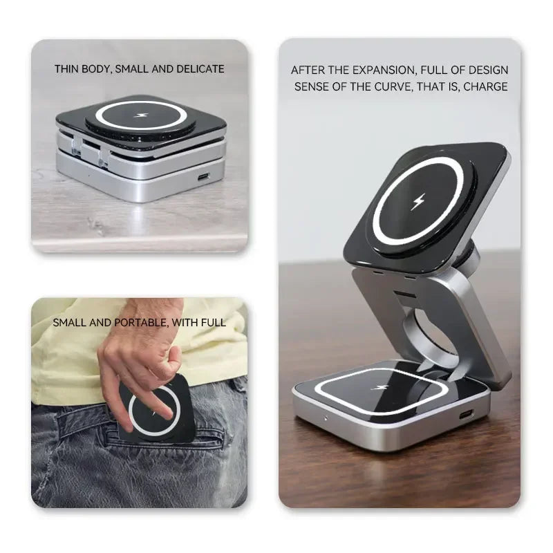 Magnetic Wireless Charging Station