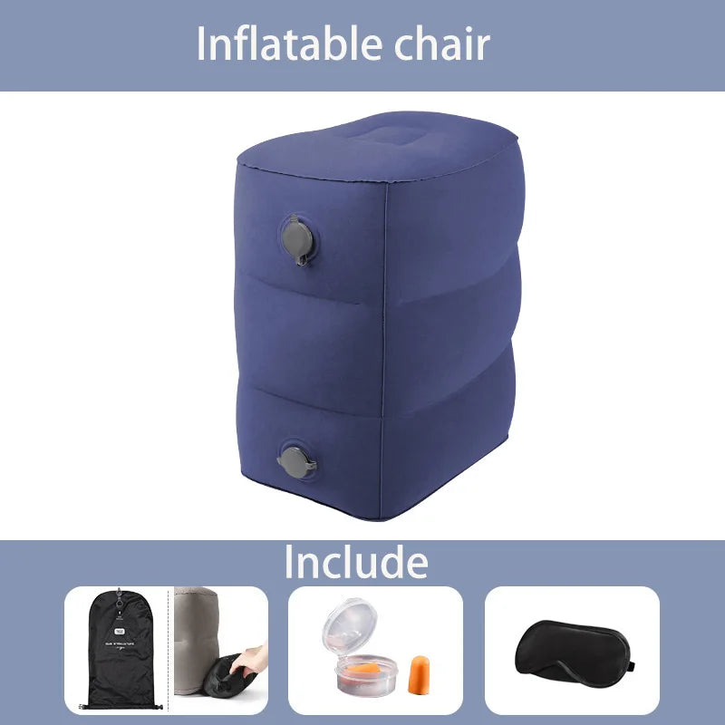 Travel Car Inflatable Foot Pad