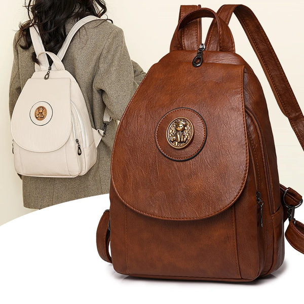 Fashionable Soft leather backpack