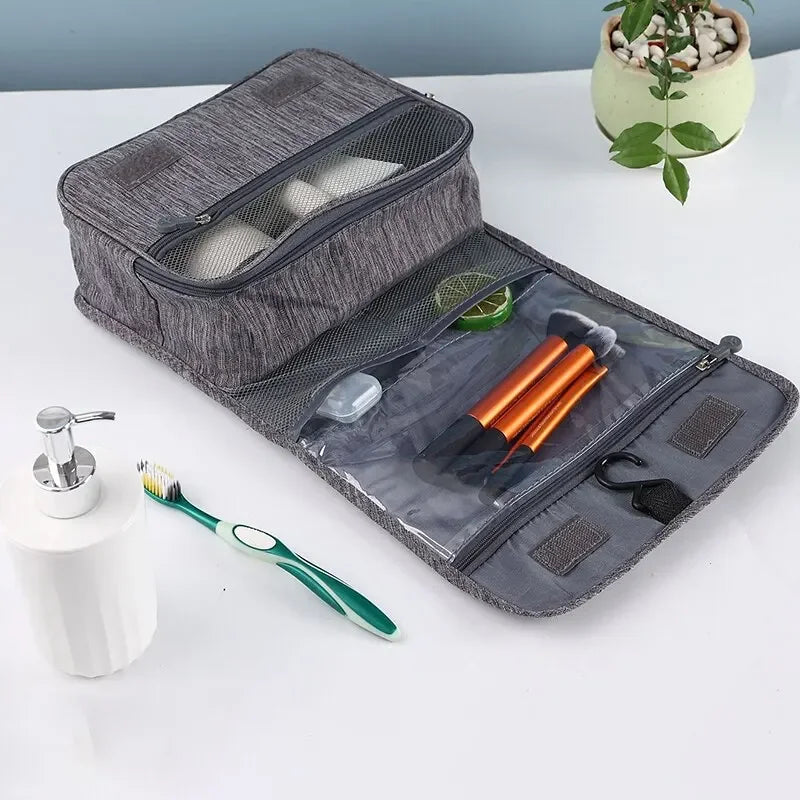 Foldable Hanging Toiletry & Makeup Bag